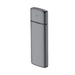 Aisens Box esterno M.2 (NGFF) per SSD M.2 SATA/NVME a USB3.1 GEN2 - Colore grigio - immagine 2