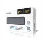Aisens Box esterno M.2 (NGFF) per SSD M.2 SATA/NVME a USB3.1 GEN2 - Colore grigio - immagine 5