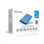 Aisens Box esterno da 2,5" per dischi rigidi da 9,5 mm SATA I - II e III a USB 3.0/USB 3.1 GEN1 - Colore blu - immagine 4