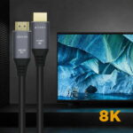 Cavo HDMI V2.1 Aisens Ultra High Speed 8K@60Hz 48Gbps - A/M-A/M - 0,5 m - Colore nero - immagine 4