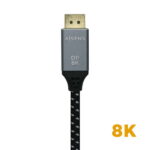 Cavo Displayport Aisens V1.4 8K@60hz - DP/M-DP/M - 0,5 m - Colore grigio - immagine 3