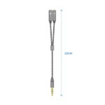 5 4 pin/M-2xJACK 3