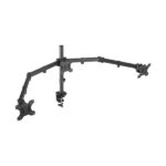 Aisens Supporto da tavolo girevole e inclinabile per 3 monitor (13"-27") - Colore nero - immagine 2