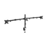 Aisens Supporto da tavolo girevole e inclinabile per 3 monitor (13"-27") - Colore nero - immagine 3