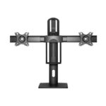 Aisens Supporto da tavolo PRO contrappeso girevole e inclinabile per 2 monitor (17"-27") - Colore nero - immagine 3