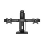 Aisens Supporto da tavolo PRO contrappeso girevole e inclinabile per 2 monitor (17"-27") - Colore nero - immagine 4