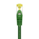 Aisens Cavo di rete patch RJ45 LSZH Cat.7 600 MHz S/FTP PIMF AWG26 - 25 cm - Colore verde - immagine 3