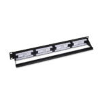 Aisens Pacth Panel a 24 porte RJ45 Cat.6 UTP - 19" 1U Dual IDC con gestione cavi - Colore nero - immagine 2