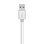 Aisens Convertitore USB 3.0 a Ethernet Gigabit 10/100/1000 Mbps - 15 cm - Colore argento - immagine 3