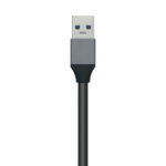 Hub USB 3.0 Aisens in alluminio - Tipo A maschio a 4xTipo A femmina - 10 cm - immagine 3