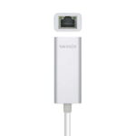 Aisens Convertitore USB3.1 Gen1 USB-C a Ethernet Gigabit 10/100/1000 Mbps - 15 cm - Colore argento - immagine 2