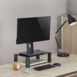 Aisens Supporto elevatore in vetro per monitor/portatile - Colore nero - immagine 4