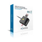 Aisens Lettore di carte d'identità intelligenti con lettore di schede SIM - SD - Micro SD - MMC - RS-MMC - MMC Micro - Colore nero - immagine 4
