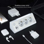 1x USB-C e 1x USB-A - Illuminazione LED con interruttore - Cavo da 1