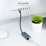 Nanocavo Adattatore di rete USB 3.0 a Ethernet Gigabit 10/100/1000 Mbps - immagine 4