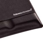 Fellowes Tappetino con poggiapolsi in schiuma ergonomica - Progettato per evitare dolori al polso - Colore nero - immagine 2