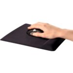 Fellowes Tappetino con poggiapolsi in schiuma ergonomica - Progettato per evitare dolori al polso - Colore nero - immagine 4