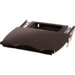 Fellowes Supporto e leggio multifunzione - Regolabile in altezza - Cassetto portaoggetti - Fermo nella parte inferiore - Colore nero - immagine 4