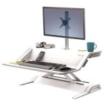 Fellowes Accessorio braccio singolo per postazione di lavoro Lotus - Regolabile in altezza - Fino a 27 pollici e 7 kg - Colore argento - immagine 3