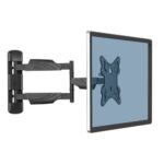 Fellowes Supporto a parete per TV - Braccio articolato - Da 23 a 55" - Fino a 35 kg - Sistema di gestione dei cavi integrato - Colore nero - immagine 2