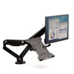 Fellowes Accessorio Supporto per laptop - Da utilizzare con braccio - Da 10 a 17" - Fino a 4,5 kg - Colore nero - immagine 3