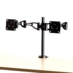 Fellowes Professional Series Braccio doppio per monitor - Regolabile in altezza - Regolabile in profondità - Regolabile in inclinazione - Fino a 10 kg - Colore nero - immagine 3