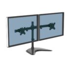 Fellowes Professional Series Supporto per doppio monitor - Gestione cavi integrata - Fino a 30" e 8 kg - Colore nero - immagine 2