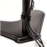 Fellowes Professional Series Supporto con base per doppio monitor verticale - Fino a 32" e 16 kg - Sistema di gestione dei cavi - Colore nero - immagine 4