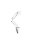 Fellowes Platinum Series Braccio per monitor singolo - Regolabile con molla a gas - 2 porte USB - Sistema di gestione dei cavi - Colore bianco - immagine 4
