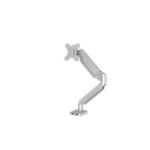 Fellowes Platinum Series Braccio per monitor singolo - Regolabile con molla a gas - 2 porte USB - Sistema di gestione dei cavi - Colore argento