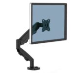 Fellowes Eppa Braccio per monitor singolo - Fino a 39" e 8 kg - Regolazione con molla a gas - Colore nero - immagine 2