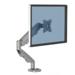 Fellowes Eppa Braccio per monitor singolo - Fino a 39" e 8 kg - Regolazione con molla a gas - Colore argento - immagine 2