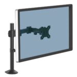 Fellowes Reflex Braccio per monitor singolo - Fino a 8 kg - Regolabile in altezza e profondità - Sistema di gestione dei cavi - Colore nero - immagine 2