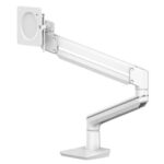 Fellowes Tallo Braccio per monitor singolo - Fino a 9 kg - Regolabile con molla a gas - Colore bianco - immagine 2