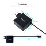 Tooq Caricabatterie universale per laptop 65W USB-C - Compatibile con PD - Cavo da 1,80 m - immagine 3