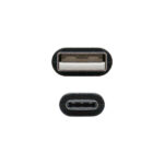 Nanocable Cavo USB 2.0 3A USB-C maschio a USB-A maschio 3 m - immagine 3