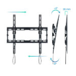 Tooq Supporto fisso a parete per TV da 32"-70" inclinabile - Peso massimo 45 kg - VESA 400x400 mm - immagine 2