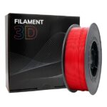 Filamento 3D PLA - Diametro 1,75 mm - Bobina da 1 kg - Colore rosso - immagine 4