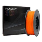 Filamento 3D PLA - Diametro 1,75 mm - Bobina da 1 kg - Colore arancione - immagine 4