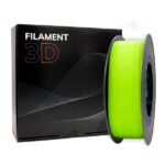 Filamento 3D PLA - Diametro 1,75 mm - Bobina da 1 kg - Colore giallo fluorescente - immagine 4