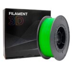 Filamento 3D PLA - Diametro 1,75 mm - Bobina da 1 kg - Colore verde fluorescente - immagine 4
