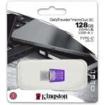 Kingston DataTraveler microDuo 3C Memoria USB-A + USB-C 128 GB 3.2 Gen 1 - Velocità di lettura 200 MB/s - Cappuccio protettivo (pendrive) - immagine 3
