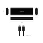 Aisens Box esterno M.2 (NGFF) per SSD M.2 SATA/NVME a USB3.1 GEN2 - Colore nero - immagine 5