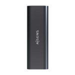 Aisens Box esterno M.2 (NGFF) per SSD M.2 SATA/NVME a USB3.1 GEN2 - Colore grigio - immagine 2