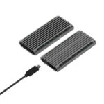 Aisens Box esterno M.2 (NGFF) per SSD M.2 SATA/NVME a USB3.1 GEN2 - Colore grigio - immagine 3