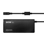 Caricabatterie automatico universale multitensione da 90 W per laptop con 12 connettori + USB-A QC.3.0 - Colore nero