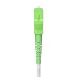 Aisens Cavo in fibra ottica Patch cord G657A2 3.0 9/125 SMF Simplex CPR Dca LSZH - SC/APC-SC/APC - 200 m - Colore bianco - immagine 3