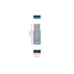 Nanocavo Adattatore USB-A 3.1 Gen 2 maschio a USB-C femmina - Trasferimento dati fino a 10 Gbps - Funzione OTG - immagine 2