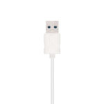 Nanocavo Convertitore USB 3.0 a Ethernet Gigabit 10/100/1000 Mbps - 15 cm - Colore alluminio - immagine 2