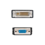 Nanocavo Adattatore DVI a SVGA - 24+5/M-HDB15/H - Colore nero - immagine 2